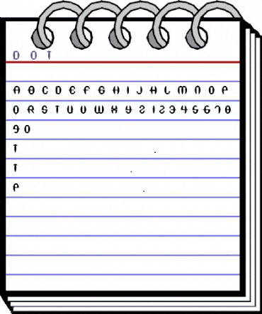 Dig Regular animated font preview