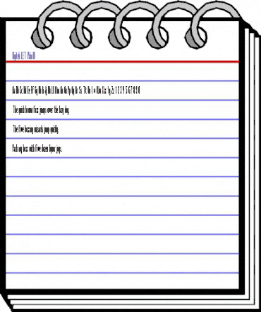 Digitek LET Plain animated font preview Digitek LET Plain animated font preview