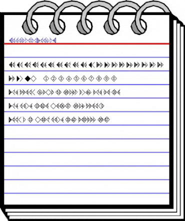 DigitsandPairsD Regular animated font preview