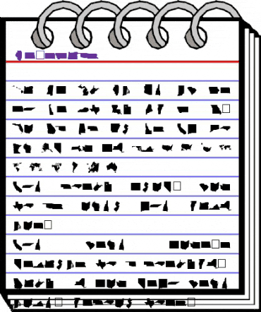 DingMaps Normal animated font preview DingMaps Normal animated font preview