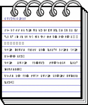 Dings1 Demo animated font preview