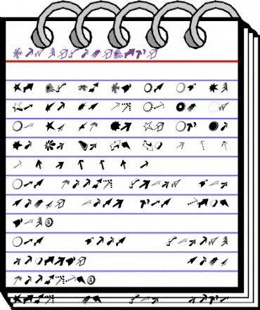 DingsbumsBats Regular animated font preview DingsbumsBats Regular animated font preview