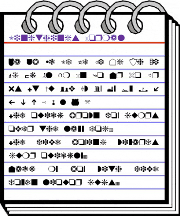 Dingthings Normal animated font preview Dingthings Normal animated font preview