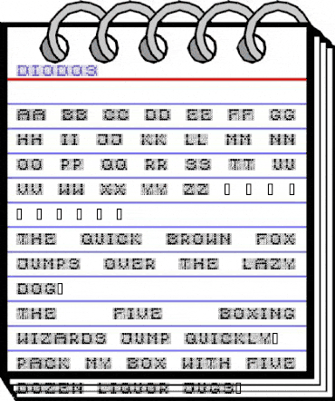 Diodos Regular animated font preview Diodos Regular animated font preview