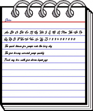 Diora Regular animated font preview Diora Regular animated font preview