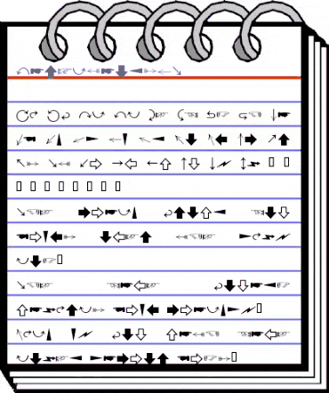 DirectionsMT Regular animated font preview DirectionsMT Regular animated font preview