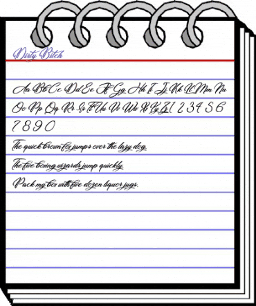 Dirty Bitch Regular animated font preview Dirty Bitch Regular animated font preview