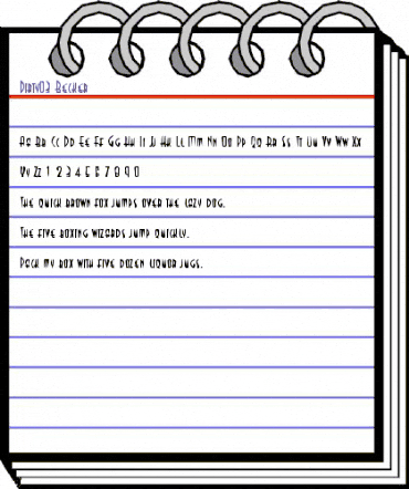Dirty03 Becker Regular animated font preview Dirty03 Becker Regular animated font preview