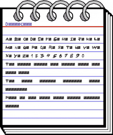 DirtyCoal Regular animated font preview