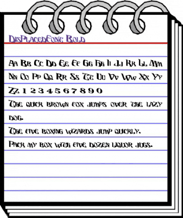 DisPlacedFont Bold animated font preview DisPlacedFont Bold animated font preview