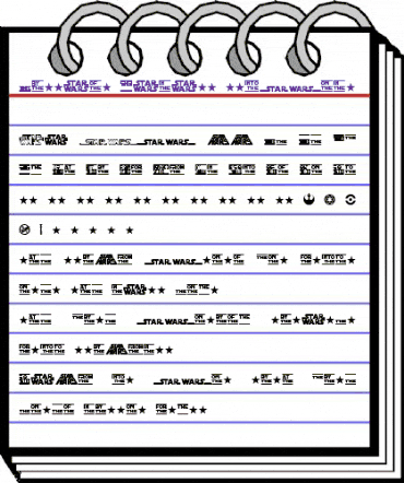 Distant Galaxy Symbols Regular animated font preview Distant Galaxy Symbols Regular animated font preview