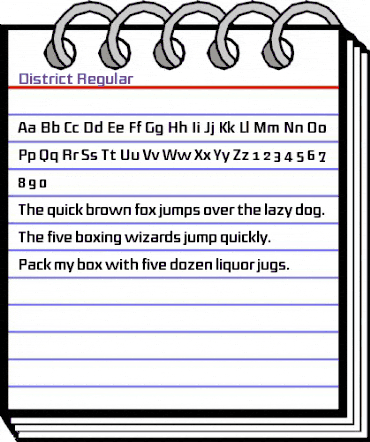 District-Regular Regular animated font preview District-Regular Regular animated font preview
