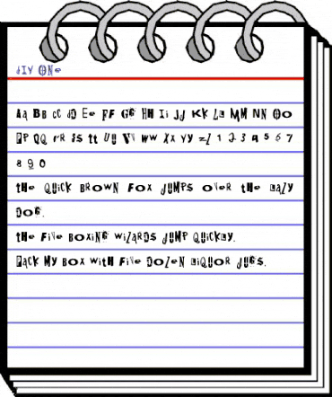 DIY One Regular animated font preview DIY One Regular animated font preview