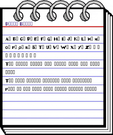 Dizzy Bitch Regular animated font preview