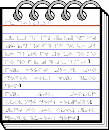 DJ Corners Regular animated font preview