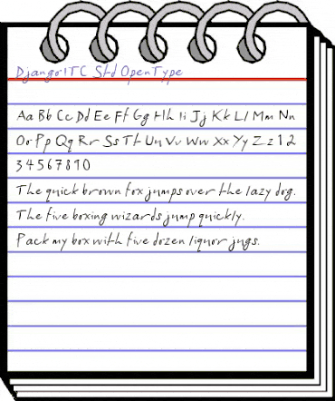 Django ITC Std Regular animated font preview Django ITC Std Regular animated font preview