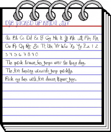 DJB JACKED UP KINDA LUV Regular animated font preview DJB JACKED UP KINDA LUV Regular animated font preview