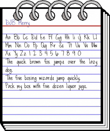 DJB Merry Regular animated font preview DJB Merry Regular animated font preview
