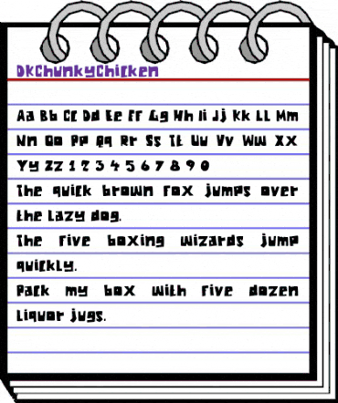 DK Chunky Chicken Regular animated font preview DK Chunky Chicken Regular animated font preview
