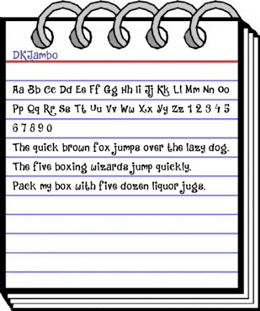 DK Jambo Regular animated font preview DK Jambo Regular animated font preview
