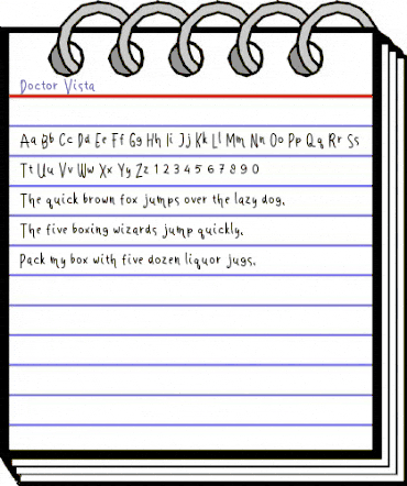 Doctor Vista Regular animated font preview Doctor Vista Regular animated font preview