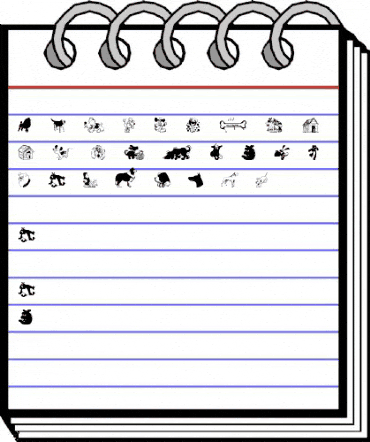 dog_csp Regular animated font preview