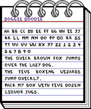 Doggie Doodie Regular animated font preview Doggie Doodie Regular animated font preview