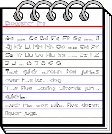 Doggstar-lite Regular animated font preview Doggstar-lite Regular animated font preview