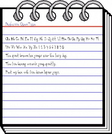 Doghouse Medium animated font preview