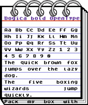 Dogica Bold animated font preview Dogica Bold animated font preview