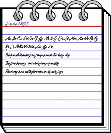 Doglas FREE Regular animated font preview Doglas FREE Regular animated font preview