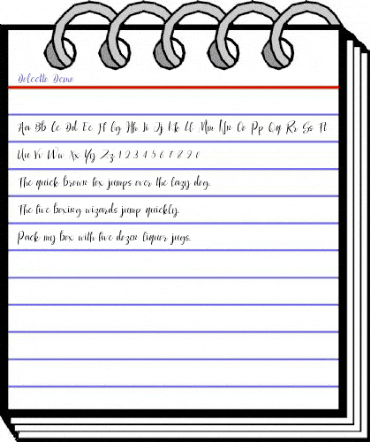 Dolcetto Regular animated font preview Dolcetto Regular animated font preview