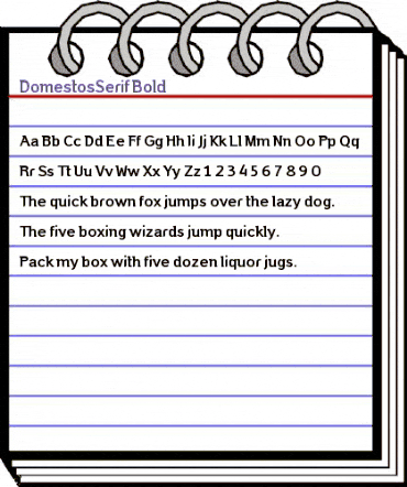 DomestosSerif Bold animated font preview DomestosSerif Bold animated font preview