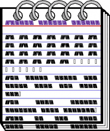 Domino square kursiv Regular animated font preview Domino square kursiv Regular animated font preview