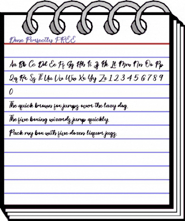 Done Perfectly FREE Regular animated font preview Done Perfectly FREE Regular animated font preview