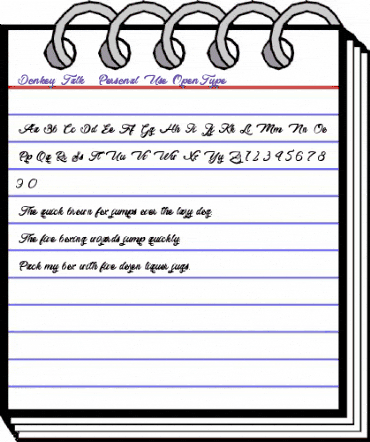 Donkey Talk - Personal Use Regular animated font preview Donkey Talk - Personal Use Regular animated font preview