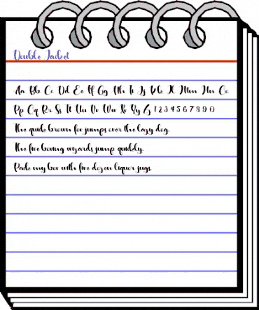 Double Jacket Regular animated font preview Double Jacket Regular animated font preview