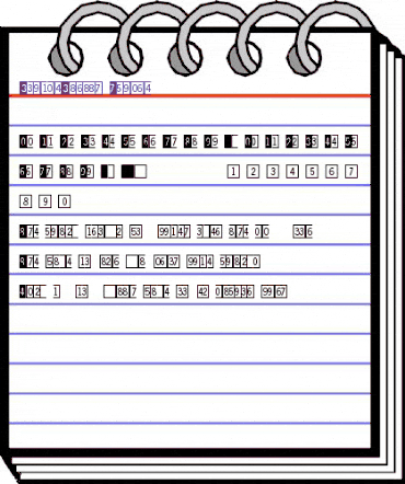 DoubleDigits Regular animated font preview DoubleDigits Regular animated font preview