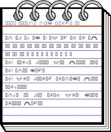 Dover Floral and Design II Regular animated font preview Dover Floral and Design II Regular animated font preview