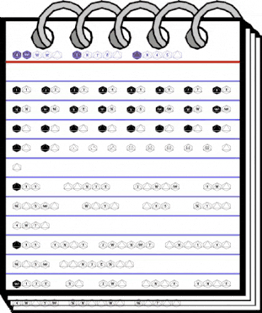 DPoly Eight-Sider Regular animated font preview DPoly Eight-Sider Regular animated font preview