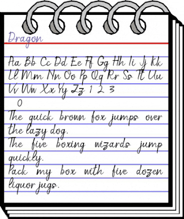 Dragon Regular animated font preview Dragon Regular animated font preview
