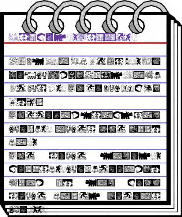 DrawingTraces Regular animated font preview