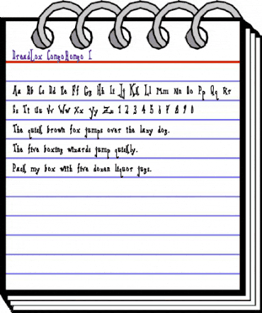 DreadLox CongoBongo I Regular animated font preview