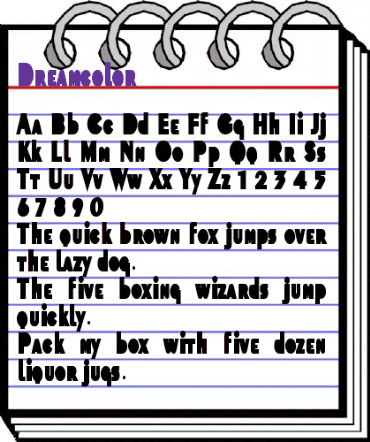 Dreamcolor Heavy animated font preview Dreamcolor Heavy animated font preview