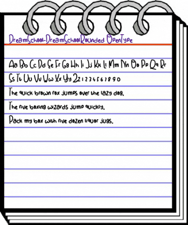 Dream School Dream School Rounded animated font preview Dream School Dream School Rounded animated font preview