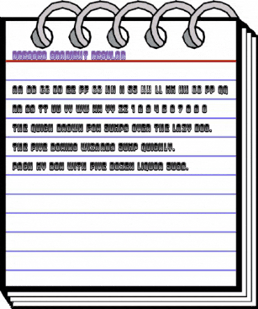 Dressed Gradient Regular animated font preview