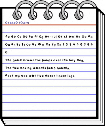 Dross01Dark Regular animated font preview Dross01Dark Regular animated font preview