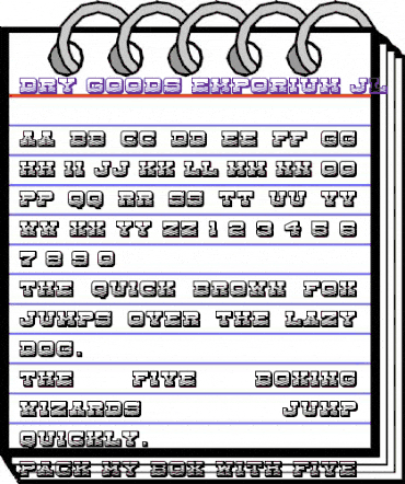 Dry Goods Emporium JL Regular animated font preview Dry Goods Emporium JL Regular animated font preview