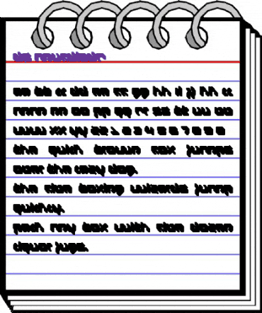 DS Mufdi3DR Regular animated font preview DS Mufdi3DR Regular animated font preview