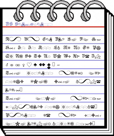 DS-Schmuck Normal animated font preview DS-Schmuck Normal animated font preview